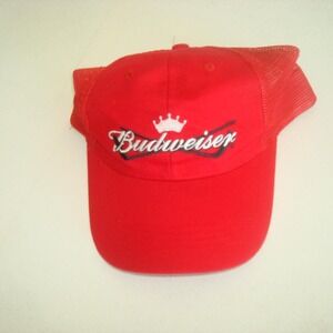 BUD BUDWEISER BEER TRUCKER HAT CAP VINTAGE 00S Y2K D1